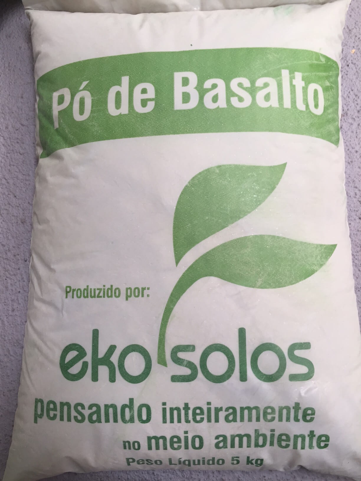 Pó de Basalto Ultrafino - 3Kg